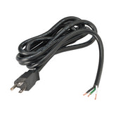 Power Cord, Straight, #16 Gauge, Bare Wires